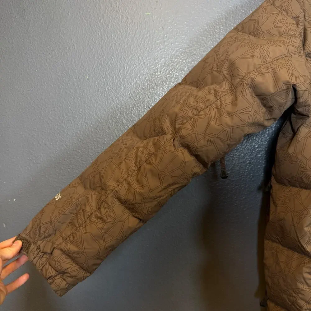The North Face M men’s brown ski jacket RECCO PRODIGY 600 Goose down insulated